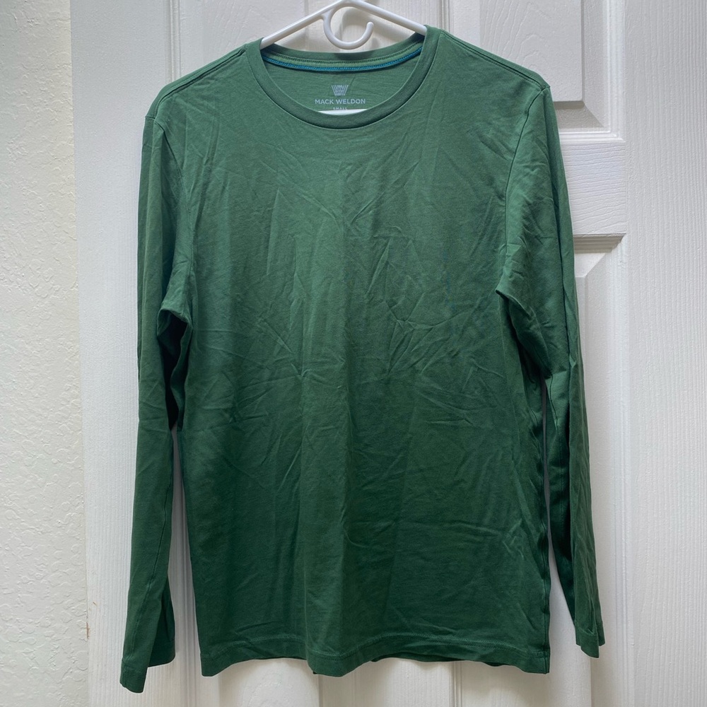 MACK WELDON | 100% Pima Cotton Long Sleeve T-Shirt Small - Picture 8 of 10